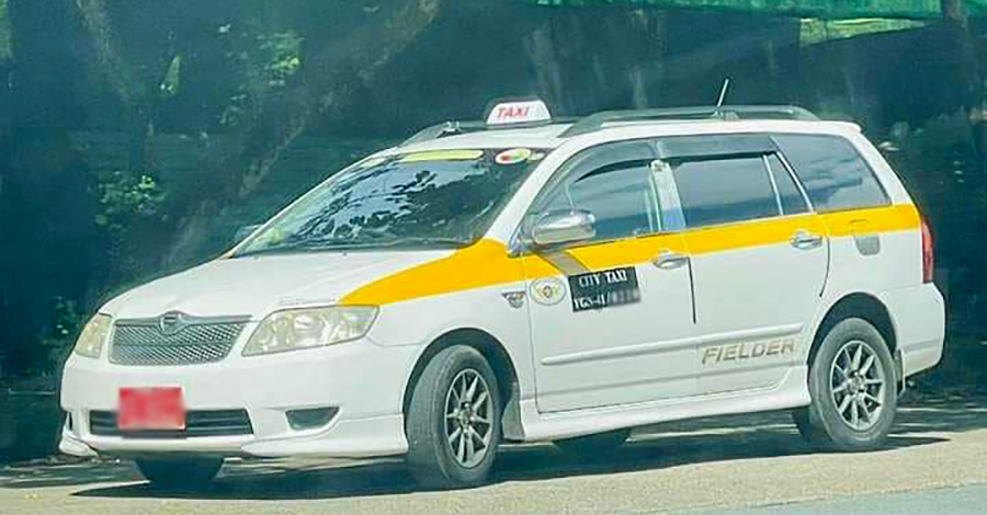 ရန်ကုန်မြို့ရှိ တက္ကစီယာဥ်အားလုံး အဝါရောင်ဘေးလိုင်းစတစ်ကာ ကပ်ရမည်