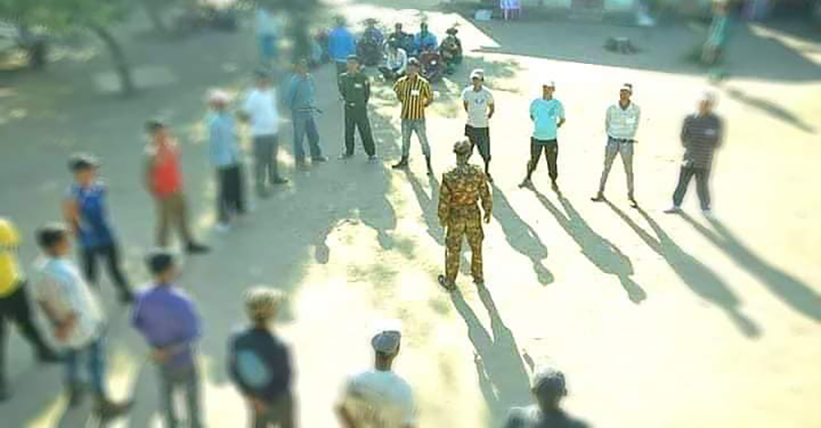 ပုသိမ်မြို့နယ်အတွင်း အလုပ်လက်မဲ့များကို ပြည်သူ့စစ်ထဲဝင်ရန် တလ ၇၀,၀၀၀ ပေးပြီးစည်းရုံး 