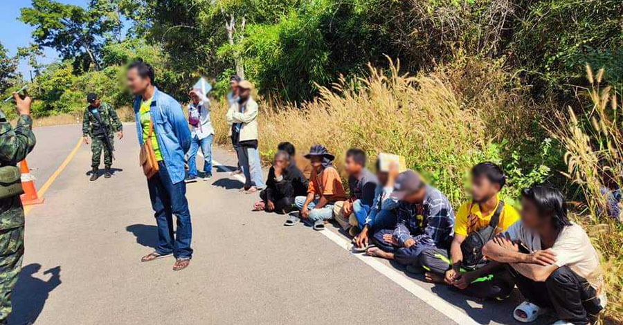 မဲဆောက်တွင် တရားမဝင် မြန်မာအလုပ်သမား ၃၄ ဦးကို ဖမ်းဆီးခံရ 