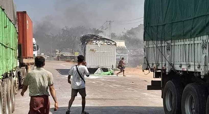 လမ်းပန်းဆက်သွယ်ရေး အခက်အခဲကြောင့် ထိုင်း၊ မြန်မာ ကုန်စည်များ ဈေးနှုန်းမြင့်တက်