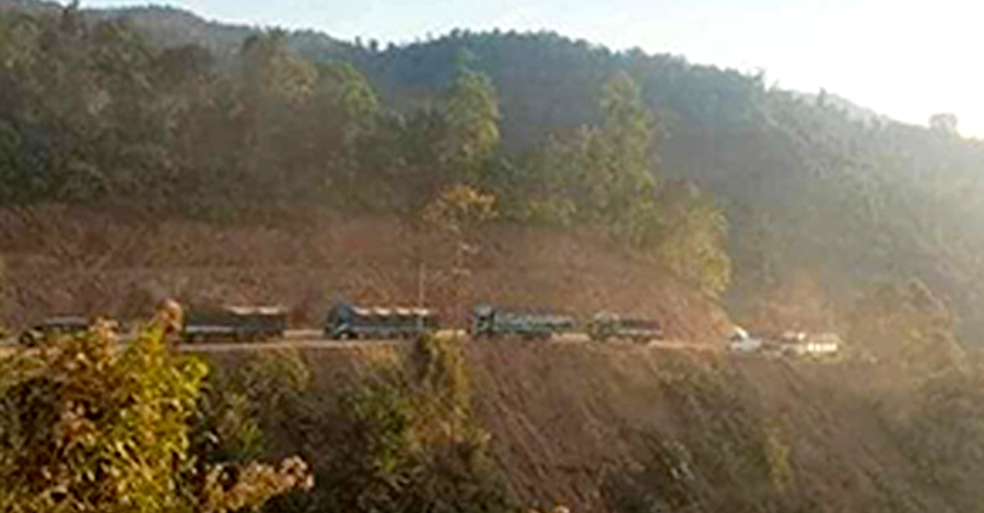 ထို့ကော်ကိုးလမ်းပိုင်း၌ ဖြတ်သန်းခ တိုးမြှင့်ကောက်နေသဖြင့် ကားသမားများ အခက်ကြုံ