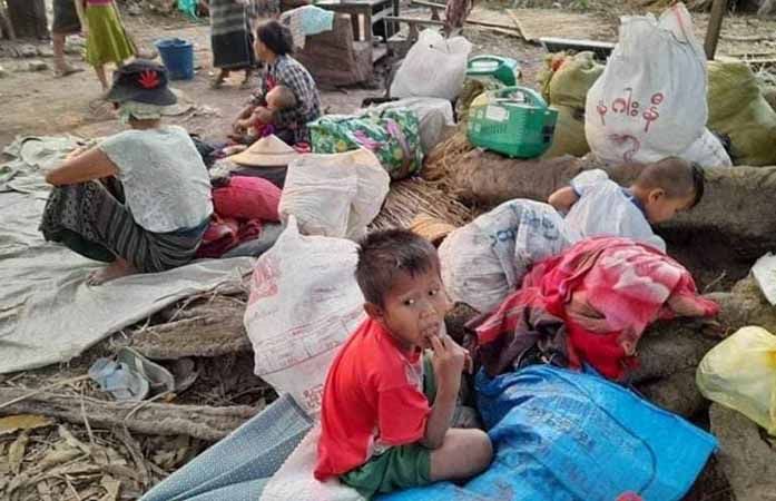 ပင်လောင်းနှင့် ဒီးမော့ဆို စစ်ရှောင်များ စားနပ်ရိက္ခာ၊ ရေ၊ ဆေးဝါး အကူအညီလိုအပ်နေ