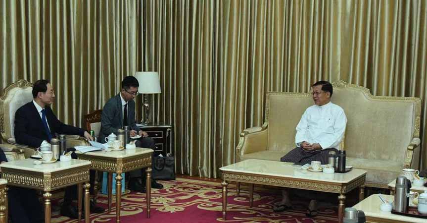 တရုတ်ဘက်သို့ လက်နက်ကြီးကျသည့်ကိစ္စ တရုတ်ဒုဝန်ကြီးနှင့် စစ်ခေါင်းဆောင် တွေ့ဆုံ ဆွေးနွေး