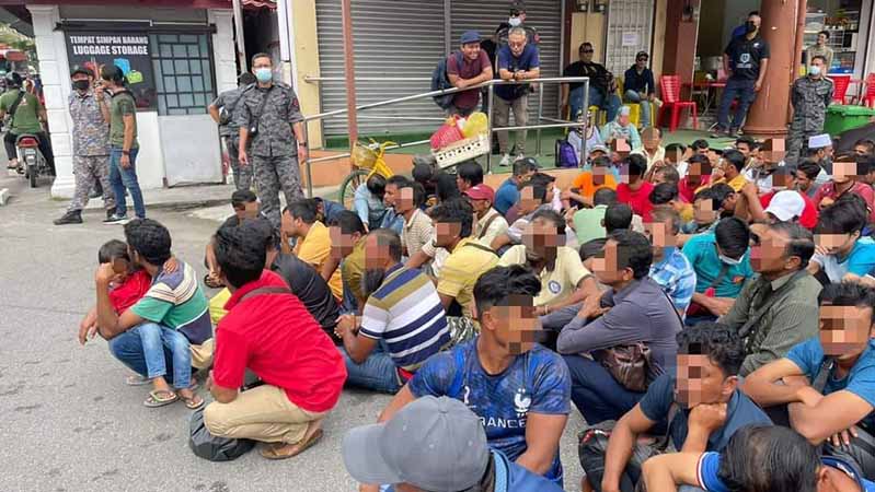မလေးရှားတွင် တရားမဝင်နေထိုင်သည့် မြန်မာနိုင်ငံသား ၁၂၀ ကျော်ဖမ်းဆီးခံရ