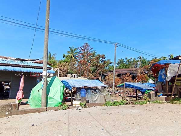 စစ်တပ်ပြန်စွဲနေသဖြင့် ချောင်းနှစ်ခွစစ်ရှောင်များ နေရပ်မပြန်ရဲသေး
