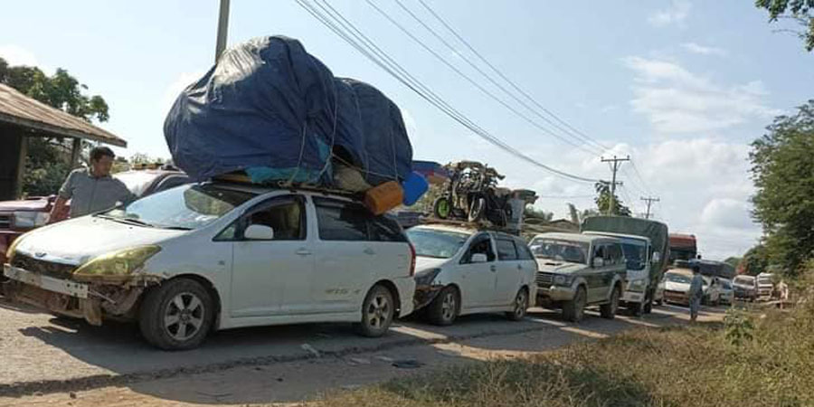 တိုက်ပွဲဖြစ်နိုင်သဖြင့် လားရှိုးမြို့ခံများ နေရပ်စွန့်ခွာသူများပြား