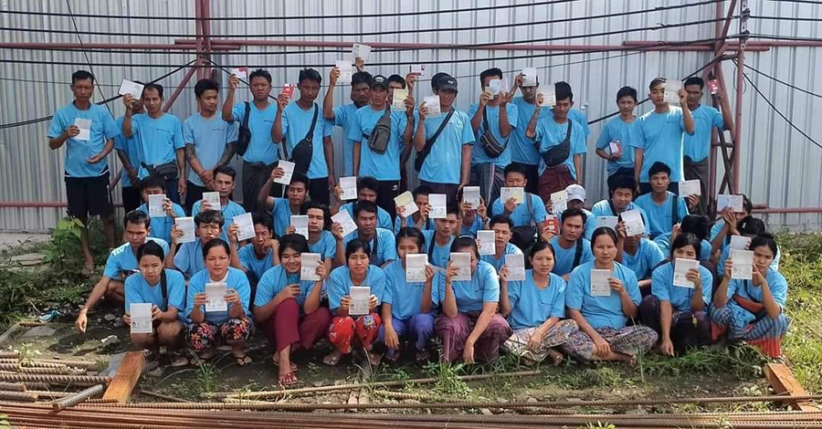 ထိုင်းတွင် MOU မြန်မာအလုပ်သမား ၇၀ ကျော် အလုပ်သမားအခွင့်အရေး ချိုးဖောက်ခံရ