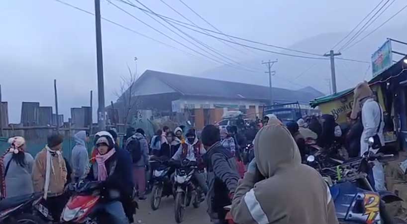 ရာသီဥတုအေးပြီးရေခဲလေ့ရှိသည့် မိုးကုတ်၊ ဘားနဒ်ကျေးရွာသို့  လည်ပတ်သူ များပြား 