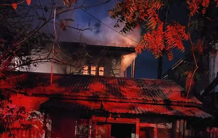 မန္တလေးတွင် နေအိမ်မီးလောင်ပြီး အမျိုးသား ၁ ဦးသေဆုံး