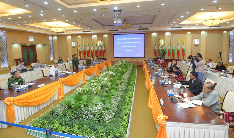 အန်စီအေ အပစ်ရပ် ၇ ဖွဲ့နှင့် စစ်ကောင်စီတို့ နေပြည်တော်၌ တွေ့ဆုံဆွေးနွေး