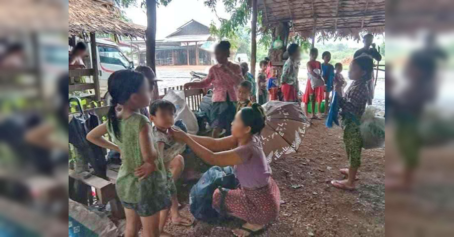 လက်နက်ကြီးကြောင့် သထုံမြို့နယ်က ဒေသခံ ၄၀၀ ခန့် ထွက်ပြေးတိမ်းရှောင်ရ