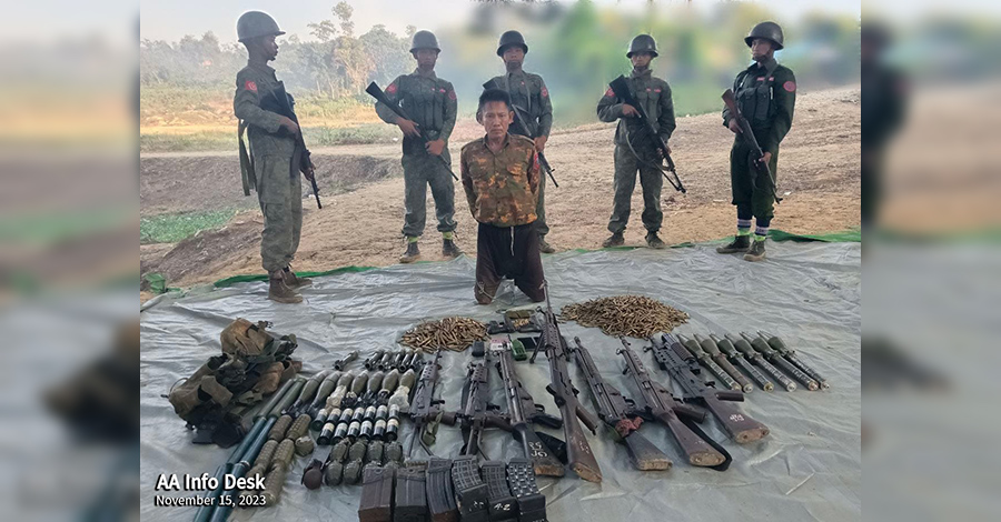 ကျောက်တော် ခမရ ၅၃၉ တပ်ရင်း လက်နက်ချ၊ ပုဏ္ဏားကျွန်း၌ စစ်ကောင်စီတပ်သား ၁၀၀ ကျော် စခန်းစွန့်ခွာ ထွက်ပြေး
