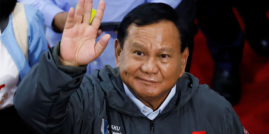 အင်ဒိုနီးရှား သမ္မတရွေးကောက်ပွဲတွင် ကာကွယ်ရေးဝန်ကြီး ပရာဘိုဝို ရေပန်းစား