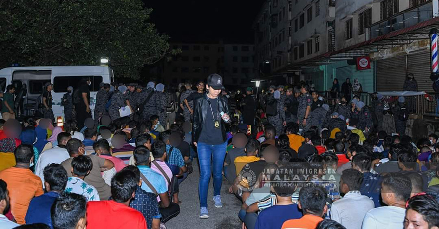မလေးရှားတွင် တရားမဝင်မြန်မာနိုင်ငံသား အယောက် ၂၀၀ ဖမ်းဆီးခံရ
