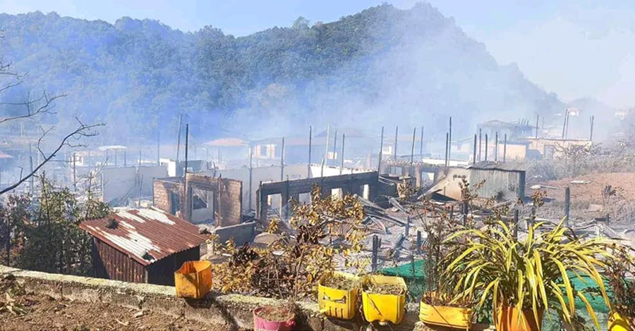 ဟိုပုံးတွင် စစ်ကောင်စီ၊ ပြည်သူ့စစ်နှင့် ပအိုဝ်းတပ်တို့ တိုက်ပွဲပြင်းထန်