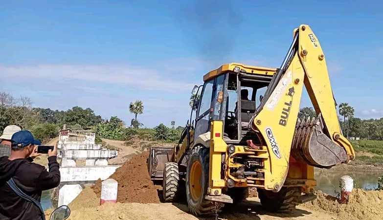 ဂန့်ဂေါ မောချောင်းတံတား ပြုပြင်ရန် NUG က ကျပ်သိန်း ၂၀၀ ထောက်ပံ့