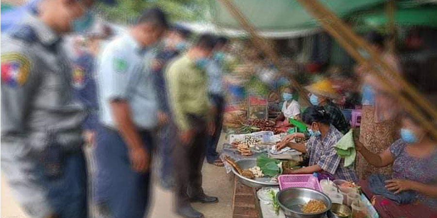 ပုသိမ်တွင် ကျွတ်ကျွတ်အိတ်သုံးသည့် ဈေးသည်များ ဖမ်းဆီးဒဏ်ရိုက်ခံရ