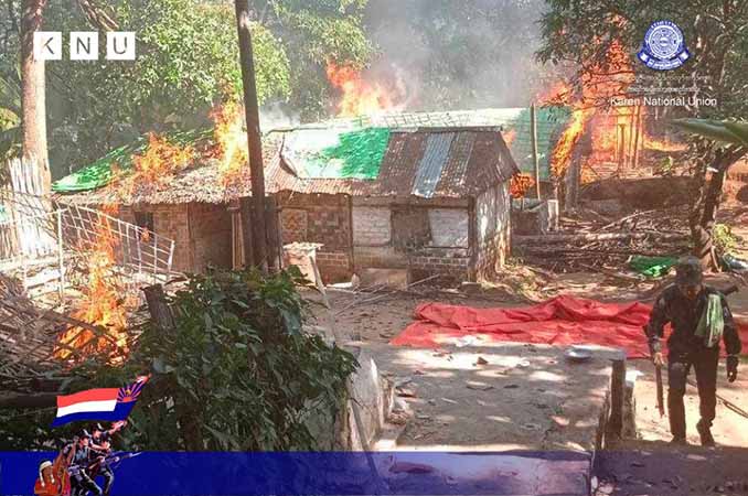 တောင်ငူခရိုင်တွင် စစ်ကောင်စီတပ်စခန်း ၃ ခု စွန့်ခွာထွက်ပြေး