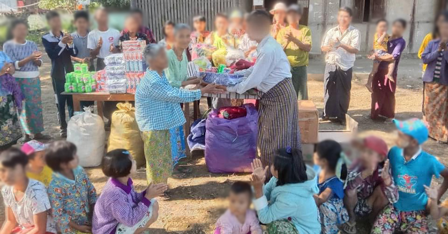 ဂန့်ဂေါ ပျူစောထီးရွာက ထွက်ပြေးလာသူများ အကူအညီလိုအပ်နေ