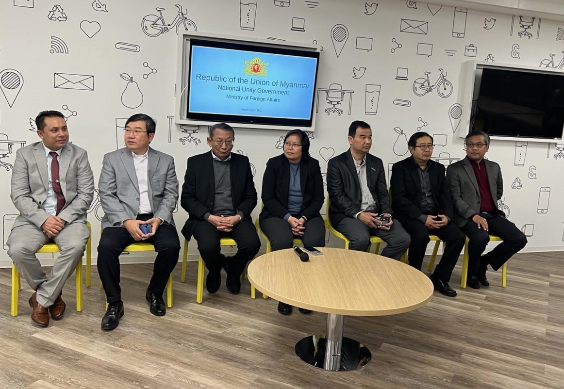NUG ၊ CRPH ခေါင်းဆောင်များ ဝါရှင်တန်ဒီစီရှိ မြန်မာအသိုက်အဝန်းနှင့် တွေ့ဆုံ (ဓာတ်ပုံ)