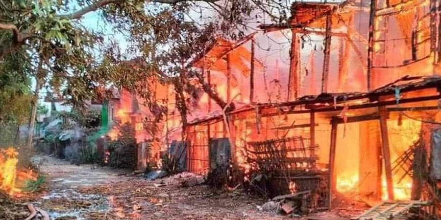 စစ်တပ်က မတ္တရာပြည်သူ ၁ ဦးကိုပစ်သတ်၊ လက်နက်ကြီးကြောင့် မြောက်ဦးပြည်သူ ၄ ဦး သေဆုံး၊ နေအိမ် ၂၀ ကျော် မီးလောင်