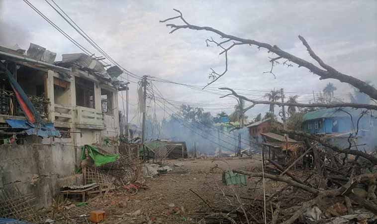 ပေါက်တော စစ်ဘေးရှောင်များ နေရပ်ပြန်နိုင်ရန် မိုင်းများရှင်းစေလို 