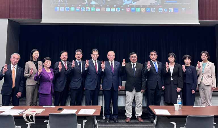 NUG ဝန်ကြီး ဒေါက်တာဝင်းမြတ်အေး ဂျပန်လွှတ်တော်အတွင်း ကြားနာပွဲပြုလုပ်