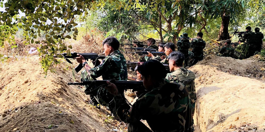 မြိုင်မြို့နယ် ကိုင်းတောမကျေးရွာရဲစခန်းကို ၃ ရက်ဆက် တိုက်ခိုက်