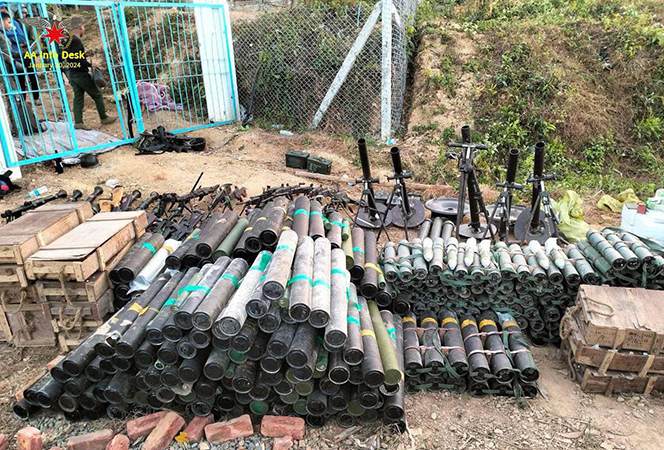 မင်းပြားမြို့နယ်ရှိ စစ်ကောင်စီတပ်ရင်း ၂ ရင်းကို အေအေတိုက်ခိုက် သိမ်းပိုက်