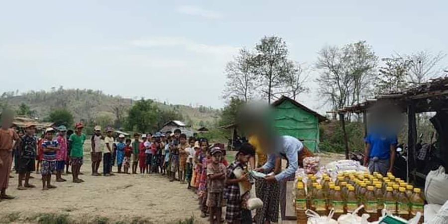 ဂန့်ဂေါနယ်က ဒေသခံများအတွက် ကျပ်သိန်း ၃၀၀ ထောက်ပံ့