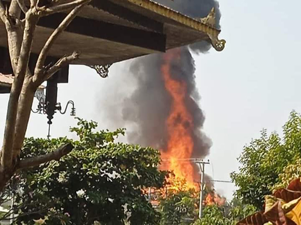 ဇရပ်ကြီးမြို့၌ လေကြောင်းပစ်ခတ်မှုကြောင့် ပြည်သူ ၈ ဦးသေဆုံးပြီး ၅၀ ကျော်ဒဏ်ရာရ