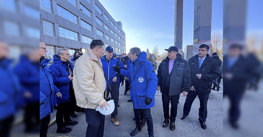 ဇာပိုရစ်ရှ်ဇီယာ နျူးကလီးယား ဓာတ်အားပေးစက်ရုံကို IAEA အကြီးအကဲ ကြည့်ရှုစစ်ဆေး