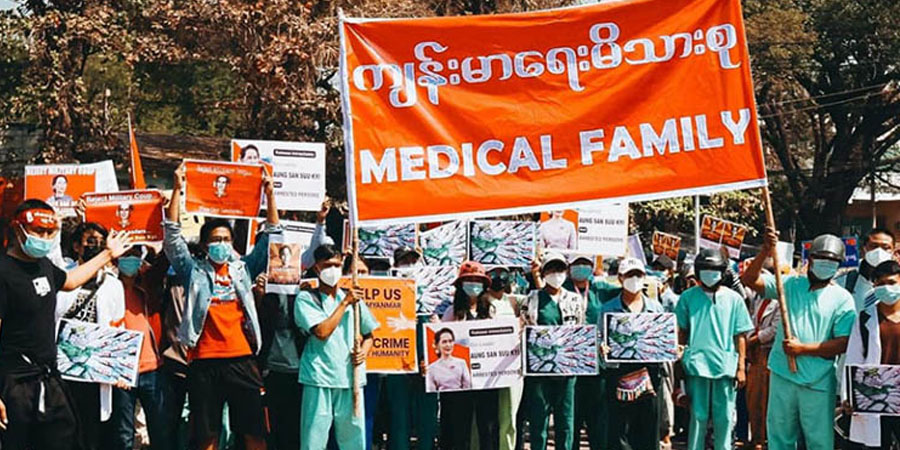 စစ်ကောင်စီ၏ ကျန်းမာရေးယန္တရား ပုံမှန် မလည်ပတ်နိုင်