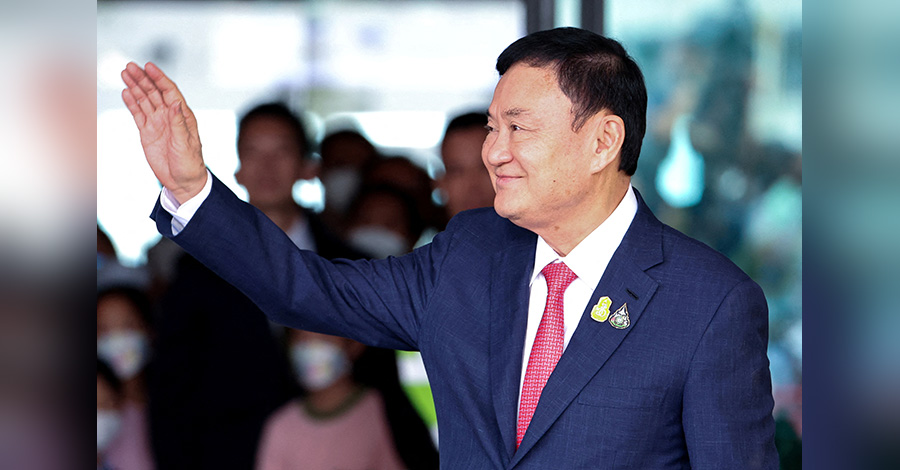 ထိုင်းဝန်ကြီးချုပ်ဟောင်းသက်ဆင် လွတ်ငြိမ်းသက်သာခွင့်ဖြင့် ပြန်လွတ်မည်
