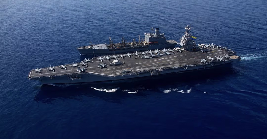 အနောက်ပစိဖိတ်သမုဒ္ဒရာတွင် အမေရိကန်လေယာဉ်တင်သင်္ဘော ၅ စင်း တပ်စွဲမည်