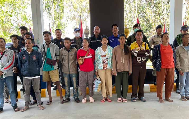 ကန်ကျနပူရီတွင် တရားမဝင်မြန်မာ ၁၇ ဦး ဖမ်းဆီးခံရ