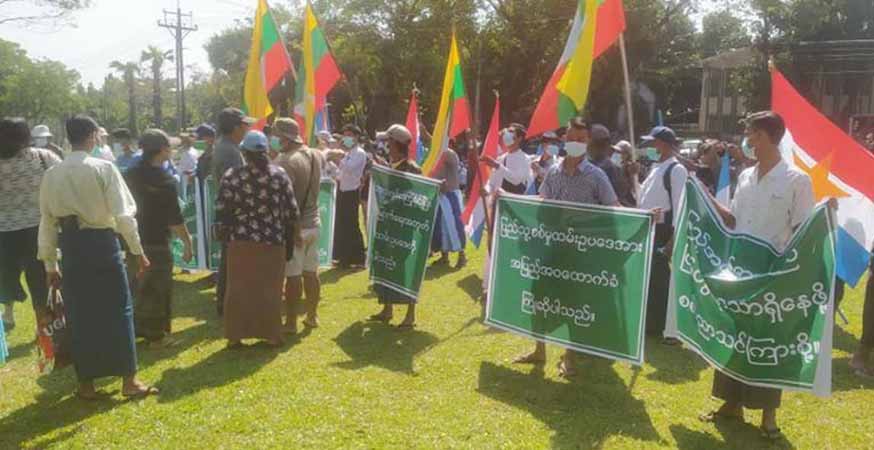 ရန်ကုန် ၆ မြို့နယ်၌ ပြည်သူ့စစ်မှုထမ်းဥပဒေထောက်ခံပွဲ ပြုလုပ်