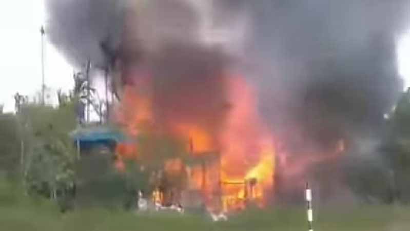 ရမ်းဗြဲမြို့ကို စစ်ကောင်စီက ဗုံးကြဲတိုက်ခိုက် 