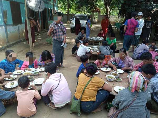 ပုလဲပျူစောထီးရွာက ပြည်သူ ၆ ဦးထွက်ပြေးလာ