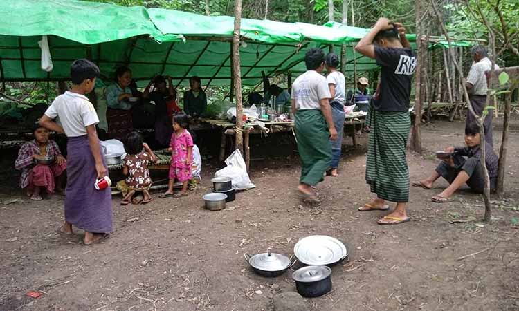 ကျင်ဒွေးတွင် နေ့စဉ်နီးပါး တိုက်ပွဲဖြစ်၊ စစ်ဘေးရှောင်များ အကူအညီလိုအပ်နေ