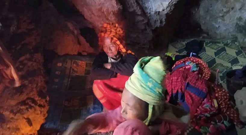 ဆီဆိုင်မြို့တောင်ဘက်က စစ်ရှောင်များ စားနပ်ရိက္ခာ ပြတ်လပ်