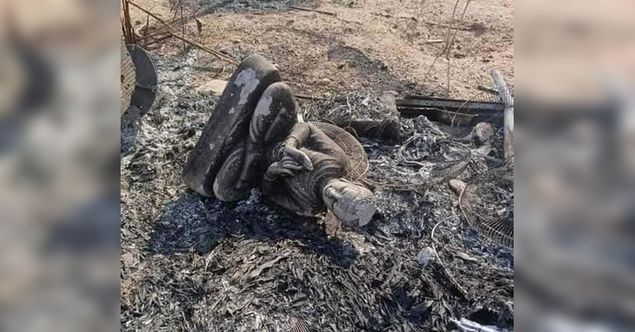 ရမ်းဗြဲမြို့ကို စစ်ကောင်စီ ဗုံးကြဲတိုက်ခိုက်၊ နေအိမ် ၂၀၀ ကျော် မီးလောင်