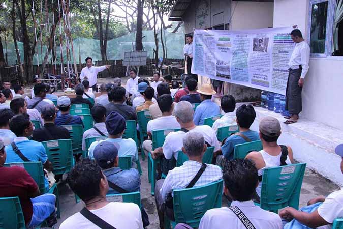 တောင်ဒဂုံတွင် ရပ်ကွက်အုပ်ချုပ်ရေးမှူးက  ရပ်ကွက်နေပြည်သူများကို  စစ်မှုထမ်းရန် စည်းရုံး