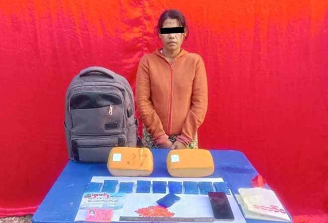 ကျိုက်ထိုတွင် အမျိုးသမီး ၁ ဦးကို စိတ်ကြွဆေးပြား ၂၀,၀၀၀ နှင့် အတူဖမ်းမိ