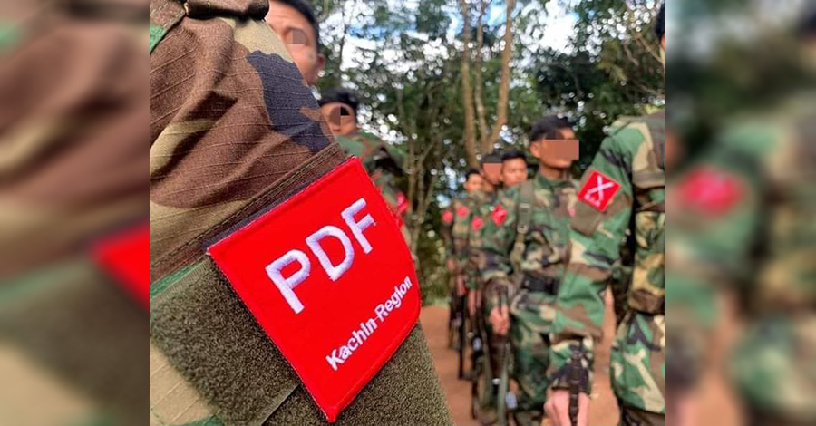 ဆင်ဘိုမြို့က စစ်ကောင်စီ တပ်ရင်း ၁ ခုကို KIA ပူးပေါင်းတပ်များတိုက်ခိုက်