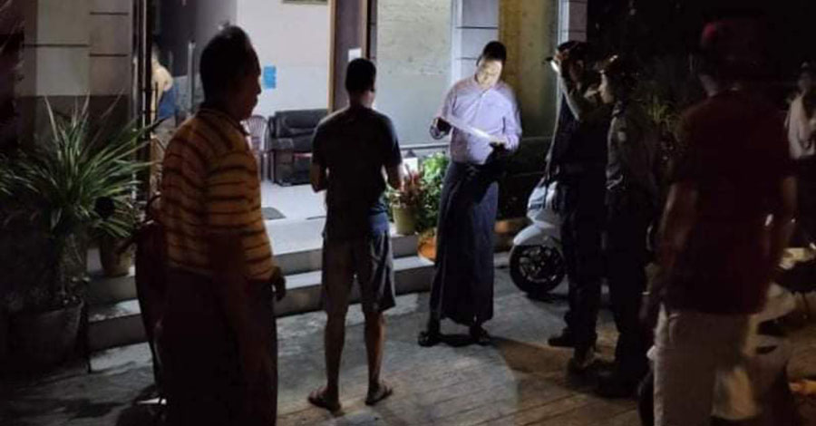 ကျိုက်လတ်တွင် စစ်ကောင်စီတပ်က ညအချိန် လူစာရင်းလိုက်ကောက်နေ