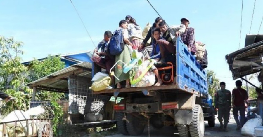 ရခိုင်တွင် စစ်ပွဲများကြောင့် စစ်ဘေးရှောင် ၃ သိန်းကျော်အထိ တိုးလာကြောင်း AA ထုတ်ပြန်