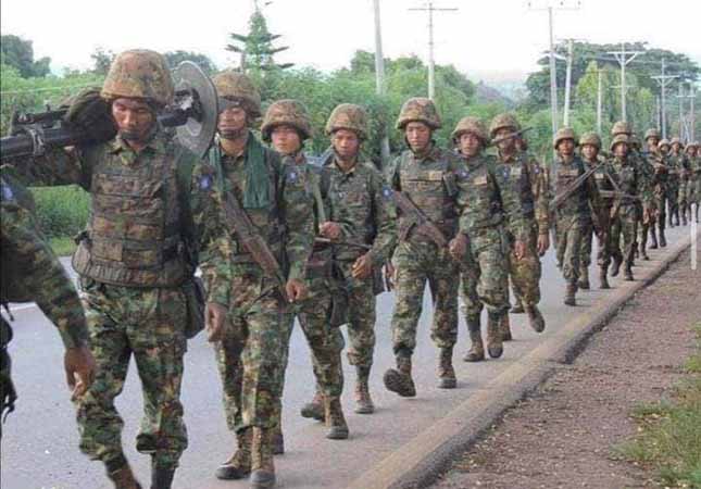 တနင်္သာရီ၌ စစ်ကောင်စီခြေလျင်စစ်ကြောင်း မိုင်းဆွဲခံရ