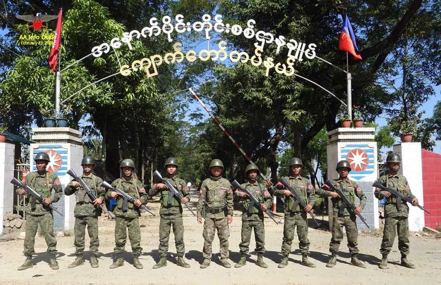 မြောက်ဦးခရိုင်ကို ရက္ခိုင့်တပ်တော်က သိမ်းပိုက် နယ်မြေစိုးမိုးထိန်းချုပ်  