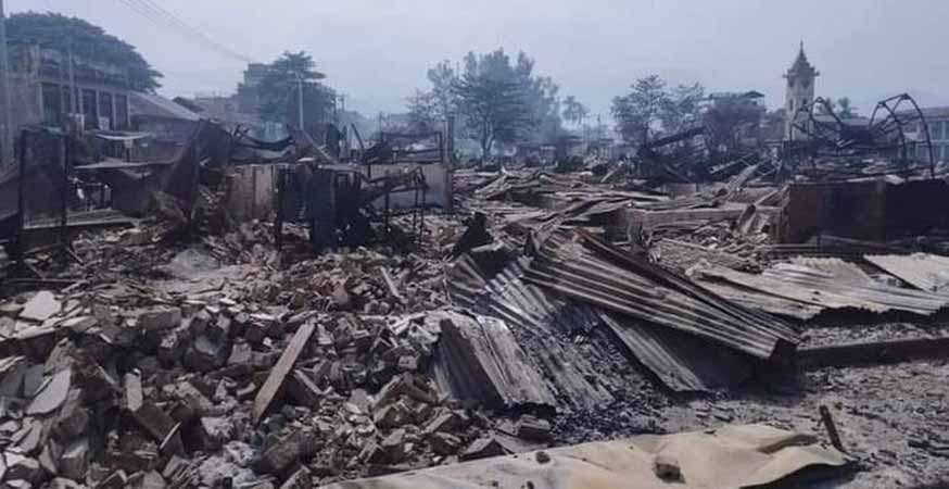 မိုးမိတ်နှင့် မဘိမ်းမြို့နယ်ကို စစ်အုပ်ချုပ်ရေး ကြေညာ